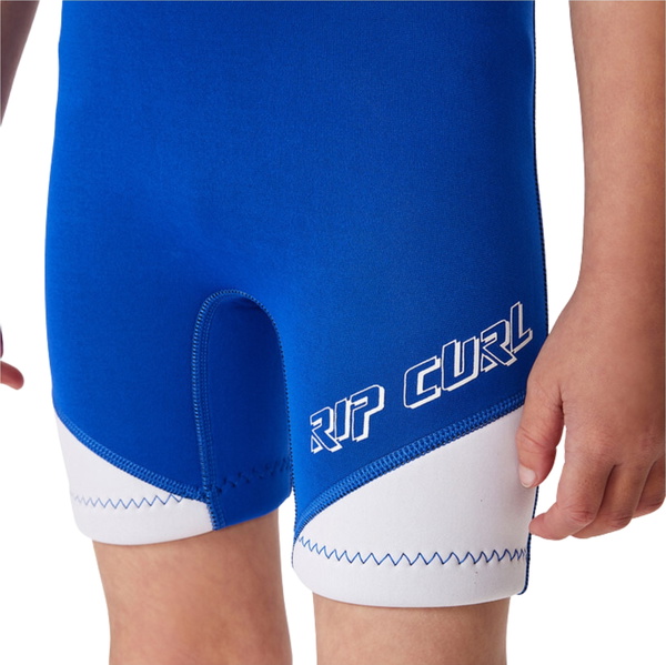 2026 Rip Curl Groms Omega 1.5mm Back Zip Muta Primaverile Muta 000TSP - Blue